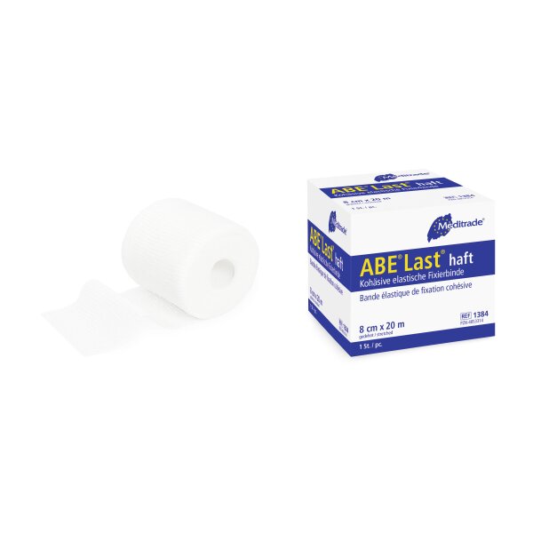 ABE® Last Haft, Fixierbinde, 8cm x 20m, unsteril