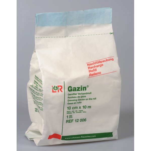 Gazin® Verbandmull, 10mx10cm, 8fach