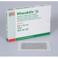 Vliwaktiv® Ag, Aktivkohle-Tamponade, 6,5 x 10cm