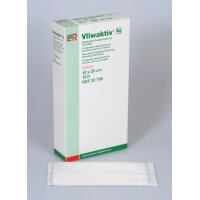 Vliwaktiv® Ag, Aktivkohle-Saugkompresse, 10x20cm