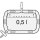 SAUER-Sportbeutel - festmont. gestufter Adapter