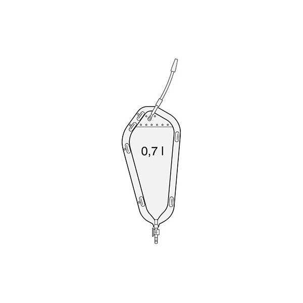 SAUER-Rollibeutel - mit Drehhahn 0,7l - L=12cm