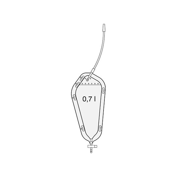 SAUER-Rollibeutel - mit Schiebehahn 0,7l - L=22cm