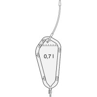 SAUER-Rollibeutel - mit Drehhahn 0,7l - L=22cm