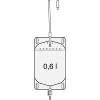 SAUER-Fußgängerbeutelbeutel - Drehhahn 0,6l