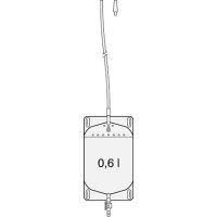 SAUER-Fußgängerbeutelbeutel - Drehhahn 0,6l
