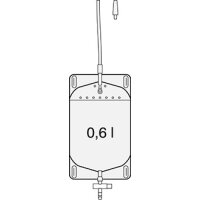 SAUER-Fußgängerbeutelbeutel - Schiebehahn 0,6l