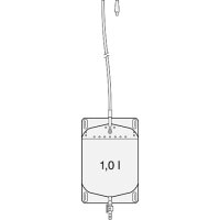 SAUER-Fußgängerbeutelbeutel - Drehhahn 1,0l