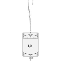 SAUER-Fußgängerbeutelbeutel - Schiebehahn 1,0l