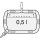 SAUER-Sportbeutel - festmont. gestufter Adapter