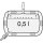 SAUER-Sportbeutel - festmont. gestufter Adapter