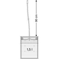 BETTBEUTEL 1,5l Schl.90 cm m.Skala o.Auslauf