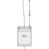 Bettbeutel mit festmont. Adapter - 2l