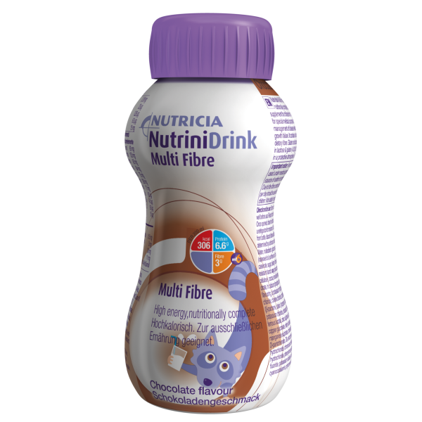 NutrinDrink Multi Fibre, Schokolade, 200ml