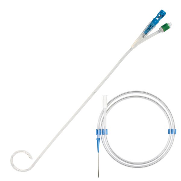 SUPRAPUBISCHER Silik.Pigtail Wechselset Ch 14