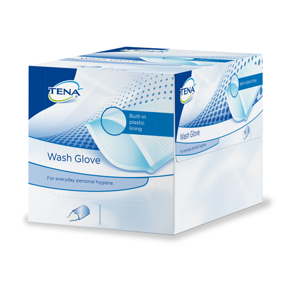 TENA® Wash Glove mit Folie