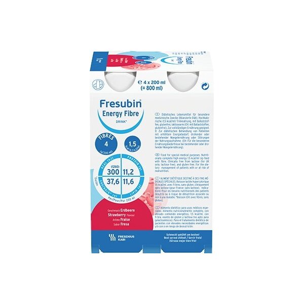 FRESUBIN ENERGY Fibre Drink Erdbeere Trinkfl.200ml