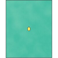 Raucodrape® PRO Lochtuch m. Inzisionsfolie, 7x10cm