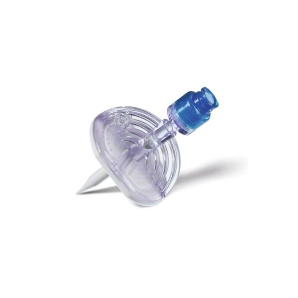 Mini-Spike® 2, Filter mit Safeflow-Ventil, blau