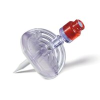 Mini-Spike® 2, Chemo mit Safeflow-Ventil, rot