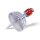 Mini-Spike® 2, Chemo mit Safeflow-Ventil, rot