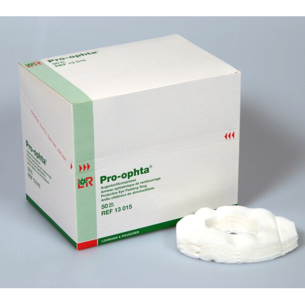 Pro-ophta® Augenlochkompresse, 10 x 7cm, unsteril