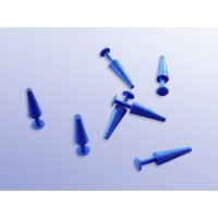KATHETERSTOPFEN steril 13 mm blau
