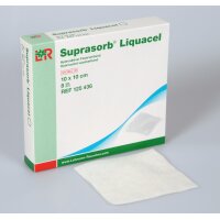 Suprasorb® Liquacel*, Faserverband, 10 x 10cm