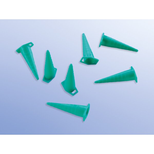 KATHETERSTOPFEN steril 13 mm grün