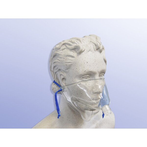 SAUERSTOFF MASKE ganzes Gesicht m.22 mm Konnektor