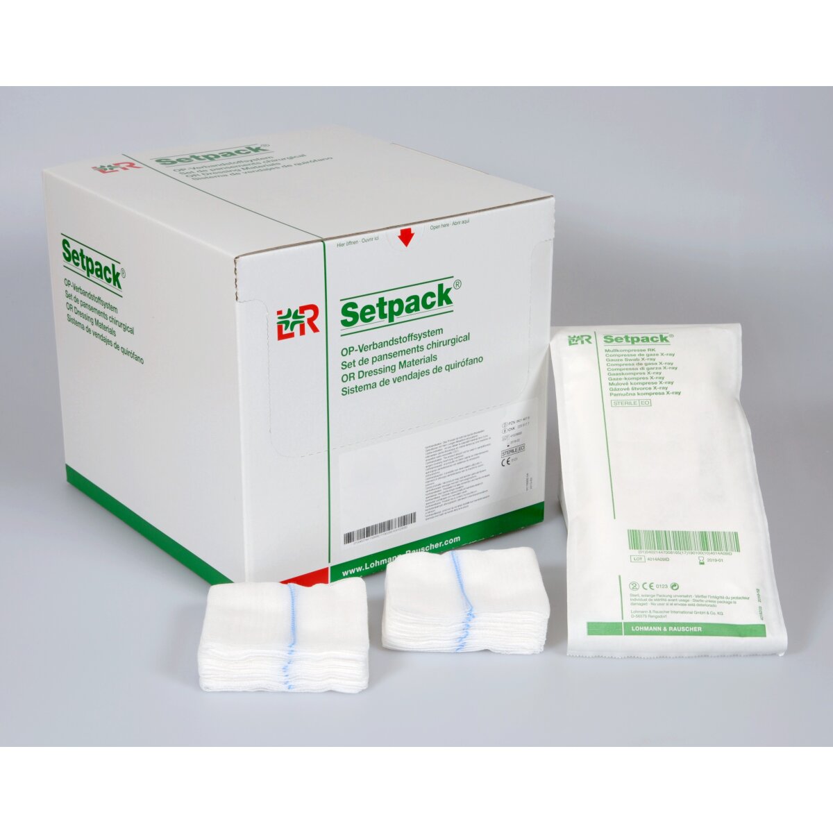 Setpack® OP-Verbandstoffsystem, 10 x 10cm, steril, 188,80