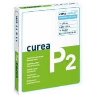 CUREA P2 superabsorb.Wundauflage 11x11 cm