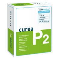 CUREA P2 superabsorb.Wundauflage 11x11 cm