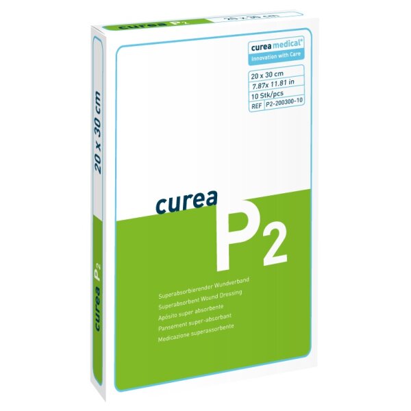 CUREA P2 superabsorb.Wundauflage 20x30 cm
