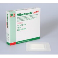 Vliwasorb® Adhesive, Kompresse, 12x 12cm, steril