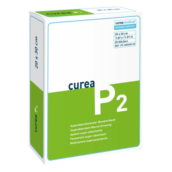 Curea P2 Superabs. Wundverband 20x30cm
