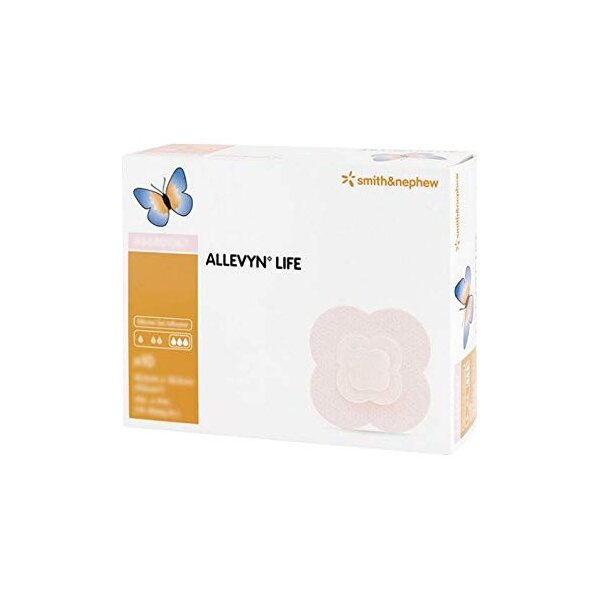 Allevyn Life, Silikon-Schaumverband, 10,3 x 10,3cm