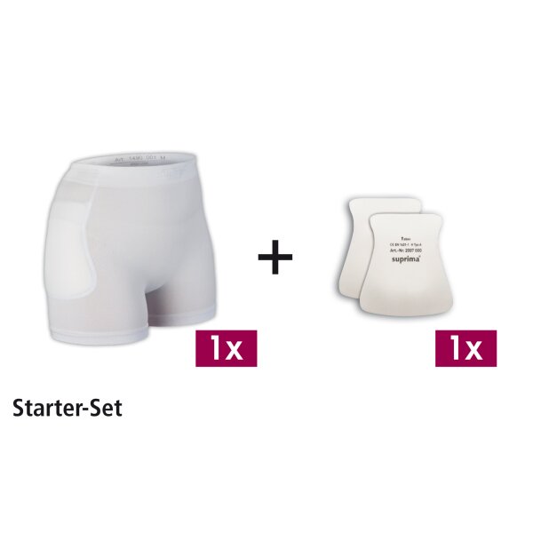 SUPRIMA Hüftprotektor-Set Gr.XL 1Slip+2Protektor.