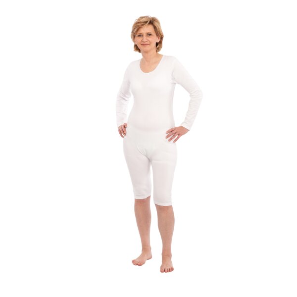 SUPRIMA Pflegebody la.Arm teilb.BeinRV Gr.XL weiß