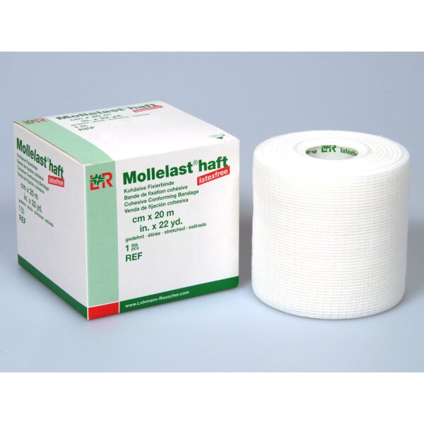 Mollelast® Haft, kohäsive Fixierbinde, 20m x 6cm