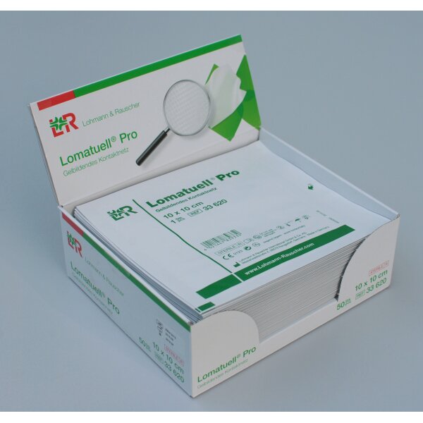 Lomatuell® Pro, Gelbildendes Kontaktnetz, 10x10cm