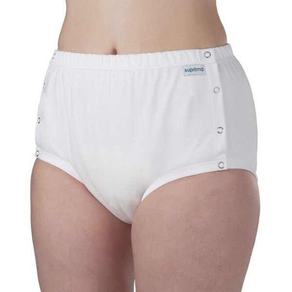 SUPRIMA Inkontinenzslip 1288 Gr.L knöpfbar weiß