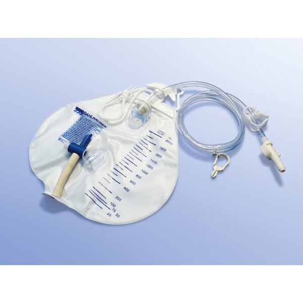 URINBEUTEL 2 l geschl.System 90 cm Schlauch
