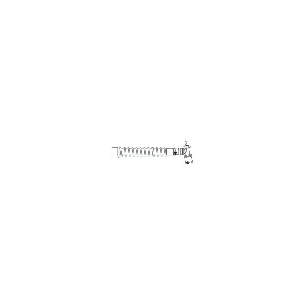 altech Tubusverlängerung geriffelt 10cm