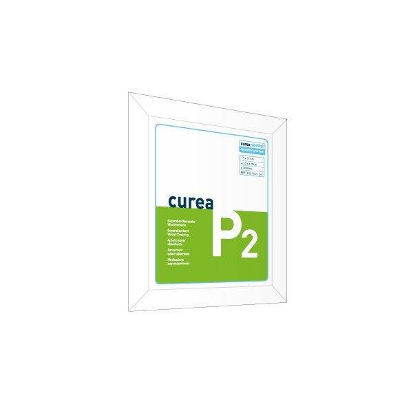 CUREA P2 superabsorb.Wundauflage 11x11 cm