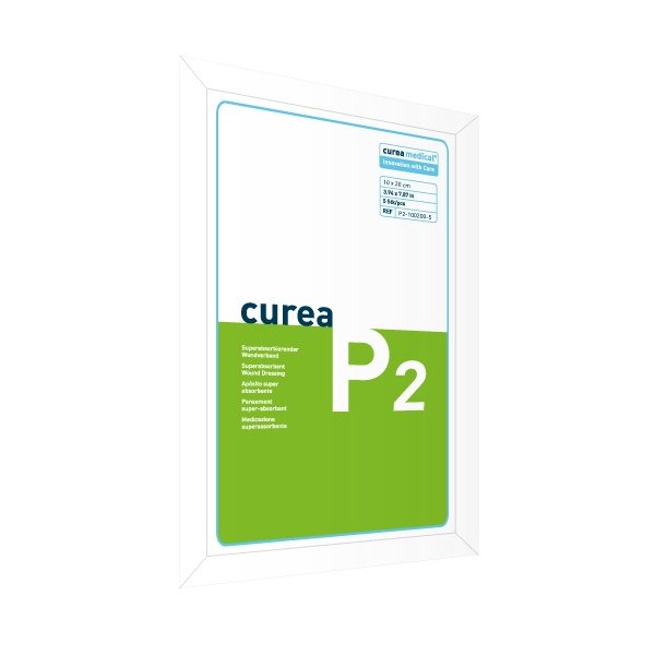 CUREA P2 superabsorb.Wundauflage 10x20 cm