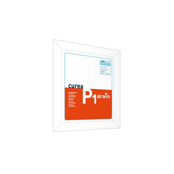 Curea P1 drain Superabsorb. Wundaufl. 12x12 cm