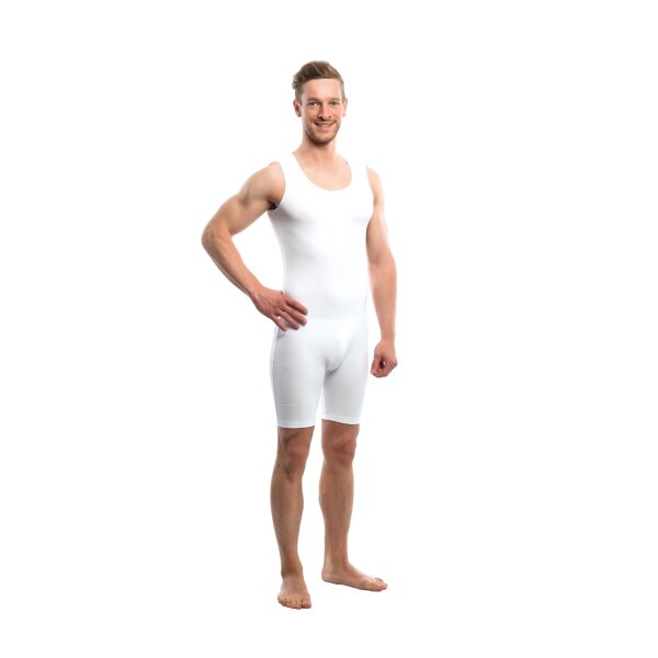 SUPRIMA Pflegebody o.Arm schr.RückRV Gr.M weiß