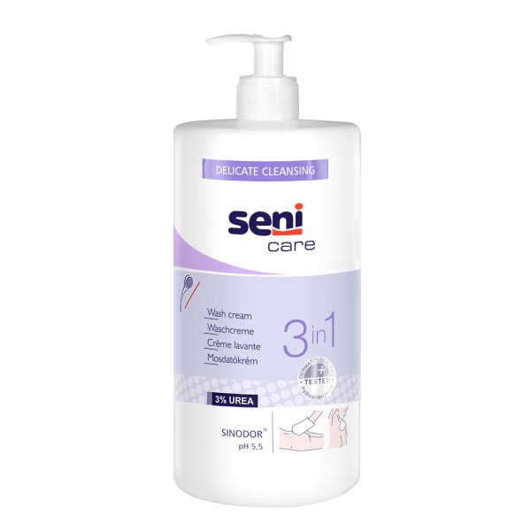 MUSTER Seni Care Waschcreme 3 in 1 mit 3% UREA