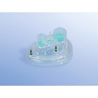 CPAP Maske m.Wulst Ventil Doppelport klein/mittel